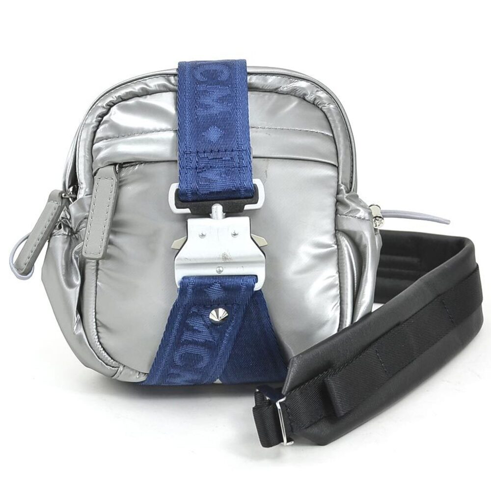 MCM Shoulder Bag, Silver x Blue, Men's & Women's, r10960a